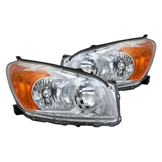 Replacement - Driver and Passenger Side Headlight Set (CAPA Certified)