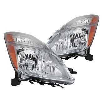 Replacement - Driver and Passenger Side Headlight Set Lens and Housing (CAPA Certified)