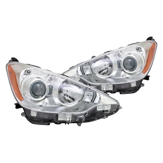 Replacement - Driver and Passenger Side Headlight Set (CAPA Certified)