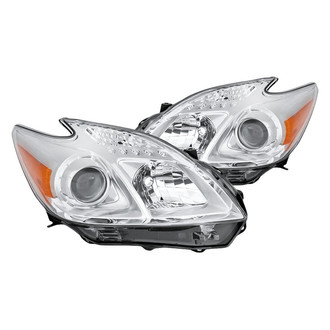 Replacement - Driver and Passenger Side Headlight Set Lens and Housing (Standard Line)