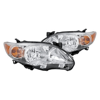 Replacement - Driver and Passenger Side Headlight Set (CAPA Certified)