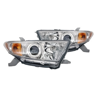Replacement - Driver and Passenger Side Headlight Set (CAPA Certified)