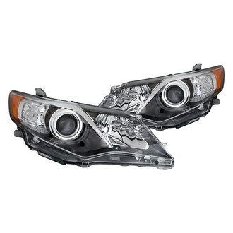 Replacement - Driver and Passenger Side Headlight Set Lens and Housing (Standard Line)