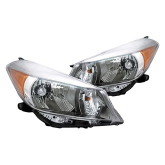 Replacement - Driver and Passenger Side Headlight Set Lens and Housing (CAPA Certified)