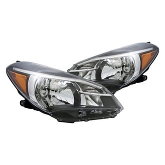 Replacement - Driver and Passenger Side Headlight Set Lens and Housing (CAPA Certified)