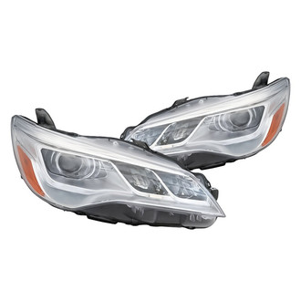 Replacement - Driver and Passenger Side Headlight Set (CAPA Certified)