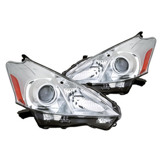 Replacement - Driver and Passenger Side Headlight Set Lens and Housing (Standard Line)