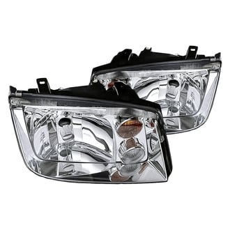 Replacement - Driver and Passenger Side Headlight Set Lens and Housing (CAPA Certified)