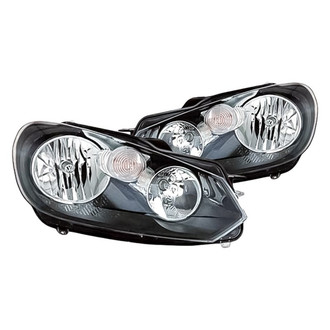 Replacement - Driver and Passenger Side Headlight Set (CAPA Certified)