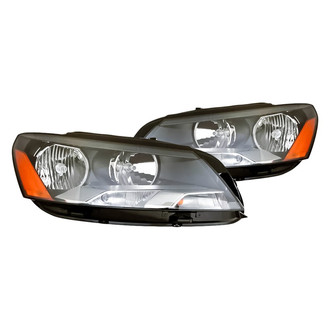 Replacement - Driver and Passenger Side Headlight Set (CAPA Certified)