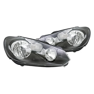 Replacement - Driver and Passenger Side Headlight Set (CAPA Certified)