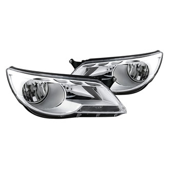 Replacement - Driver and Passenger Side Headlight Set (CAPA Certified)