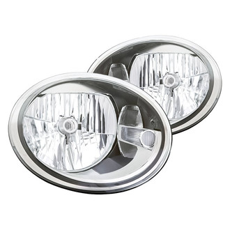 Replacement - Driver and Passenger Side Headlight Set (CAPA Certified)