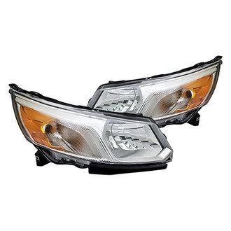 Replacement - Driver and Passenger Side Headlight Set (CAPA Certified)