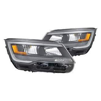 Replacement - Driver and Passenger Side Headlight Set (CAPA Certified)