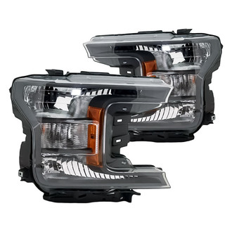 Replacement - Driver and Passenger Side Headlight Set (CAPA Certified)