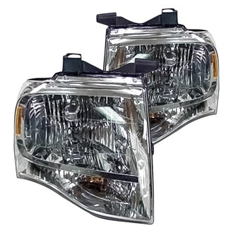 Replacement - Driver and Passenger Side Headlight Set (CAPA Certified)