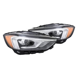 Replacement - Driver and Passenger Side Headlight Set (CAPA Certified)