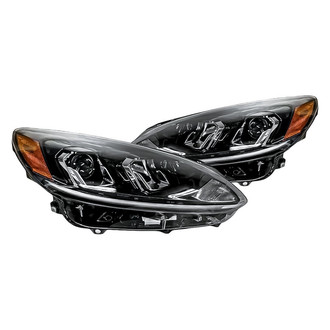 Replacement - Driver and Passenger Side Headlight Set (CAPA Certified)