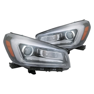 Replacement - Driver and Passenger Side Headlight Set (CAPA Certified)