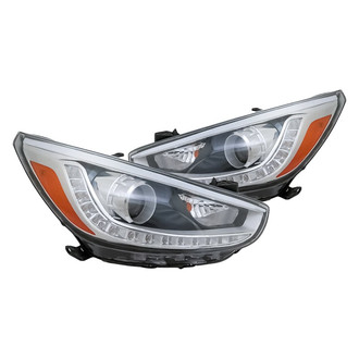 Replacement - Driver and Passenger Side Headlight Set (CAPA Certified)