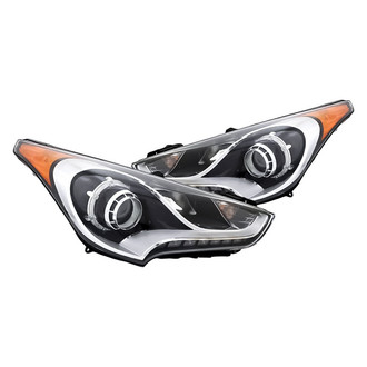 Replacement - Driver and Passenger Side Headlight Set (CAPA Certified)