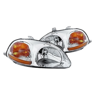 Replacement - Driver and Passenger Side Headlight Set (Standard Line)
