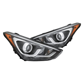 Replacement - Driver and Passenger Side Headlight Set (Standard Line)
