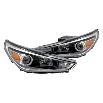 Replacement - Driver and Passenger Side Headlight Set (CAPA Certified)