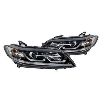 Replacement - Driver and Passenger Side Headlight Set (CAPA Certified)