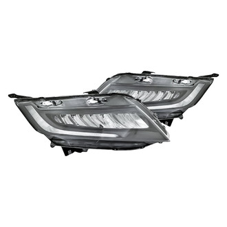 Replacement - Driver and Passenger Side Headlight Set (CAPA Certified)