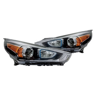 Replacement - Driver and Passenger Side Headlight Set (Standard Line)