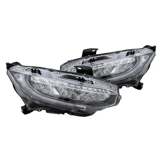 Replacement - Driver and Passenger Side Headlight Set (Standard Line)