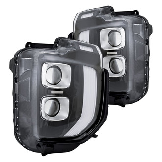 Replacement - Driver and Passenger Side Headlight Set (CAPA Certified)