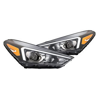 Replacement - Driver and Passenger Side Headlight Set (CAPA Certified)