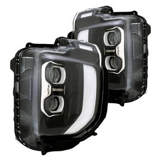 Replacement - Driver and Passenger Side Headlight Set (Standard Line)