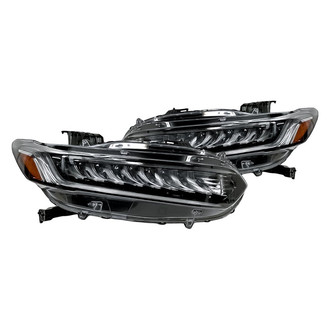 Replacement - Driver and Passenger Side Headlight Set (CAPA Certified)