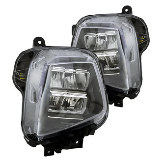 Replacement - Driver and Passenger Side Headlight Set (CAPA Certified)