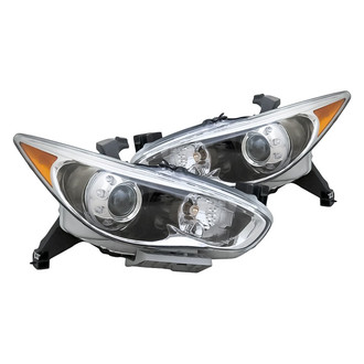 Replacement - Driver and Passenger Side Headlight Set (CAPA Certified)