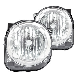 Replacement - Driver and Passenger Side Headlight Set (CAPA Certified)