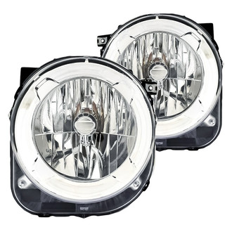 Replacement - Driver and Passenger Side Headlight Set (CAPA Certified)