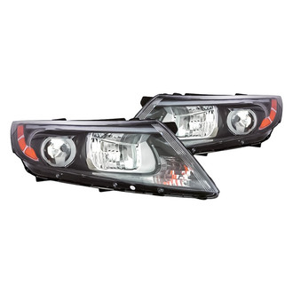 Replacement - Driver and Passenger Side Headlight Set (CAPA Certified)