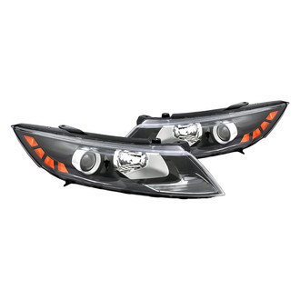 Replacement - Driver and Passenger Side Headlight Set (Standard Line)