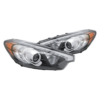 Replacement - Driver and Passenger Side Headlight Set (CAPA Certified)