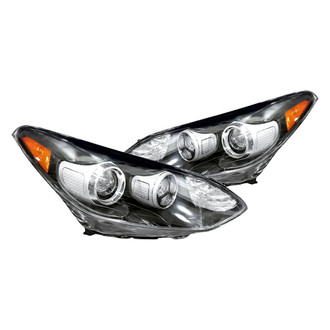 Replacement - Driver and Passenger Side Headlight Set (CAPA Certified)