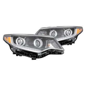 Replacement - Driver and Passenger Side Headlight Set (CAPA Certified)