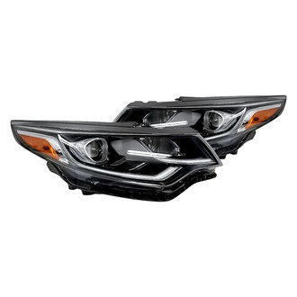 Replacement - Driver and Passenger Side Headlight Set (CAPA Certified)