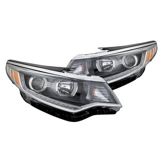 Replacement - Driver and Passenger Side Headlight Set (Standard Line)