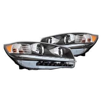Replacement - Driver and Passenger Side Headlight Set (CAPA Certified)