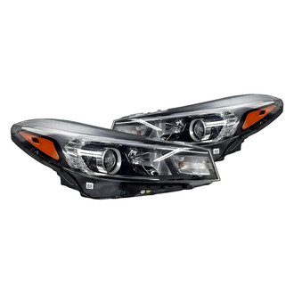 Replacement - Driver and Passenger Side Headlight Set (CAPA Certified)